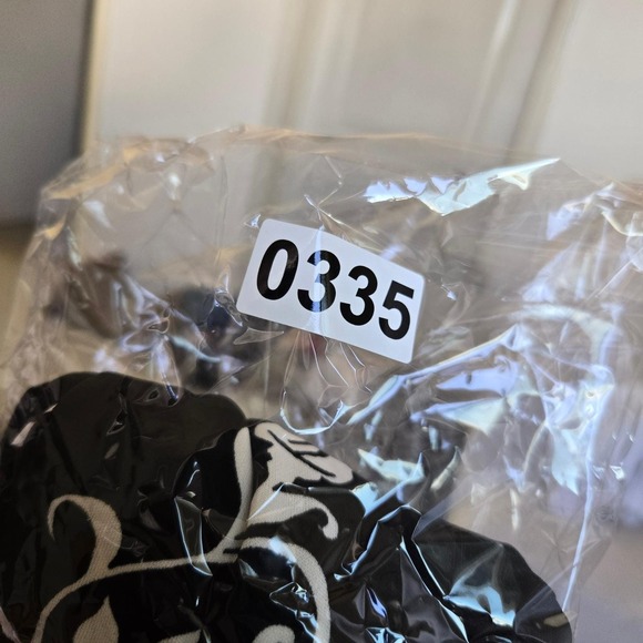 Vtg y2k Charlotte Russe Black White Floral Dress Sleeveless Babydoll Stretchy - Picture 10 of 10